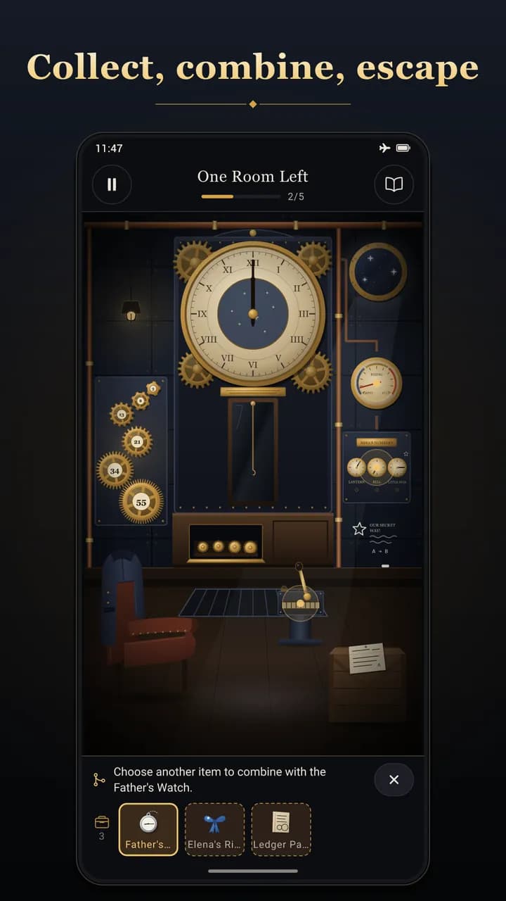 One Room Left inventory and item combining